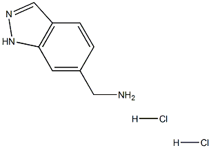 (1H-Indazol-6-yl)MethanaMine dihydrochloride Struktur