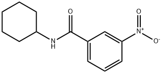 N-cyclohexyl-3-nitrobenzamide Struktur