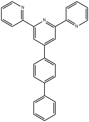 4'-(Biphenyl-4-yl)-2,2':6',2''-terpyridine Struktur