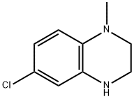 6-Chloro-1-Methyl-1,2,3,4-tetrahydroquinoxaline Struktur