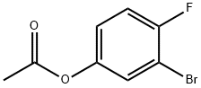 acetic acid 3-broMo-4-fluoro-phenyl ester Struktur