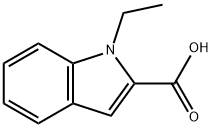 1-ethyl-1H-indole-2-carboxylic acid Struktur