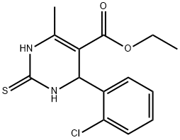 5-PyriMidinecarboxylic acid,4-(2-chlorophenyl)-1,2,3,4-tetrahydro-6-Methyl-2-thioxo-, ethyl ester