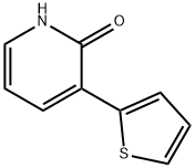 2-Hydroxy-3-(thiophen-2-yl)pyridine Struktur