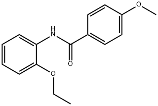 N-(2-ethoxyphenyl)-4-methoxybenzamide Struktur