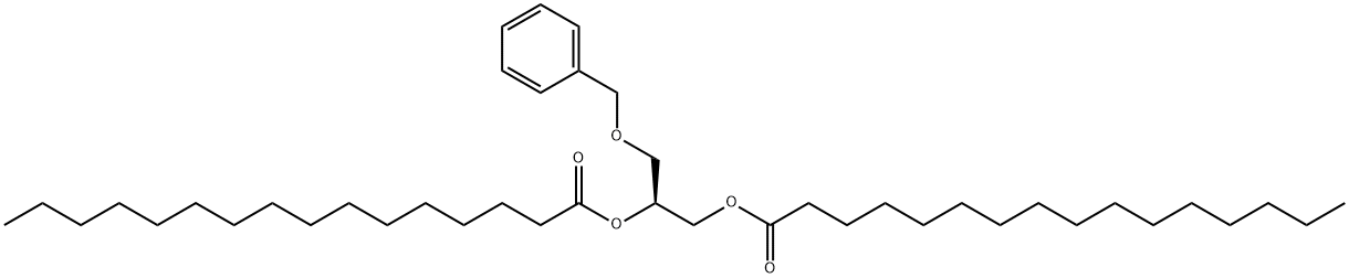 1,2-di-O-hexacecanoyl-3-O-benzyl-sn-glycerol Struktur