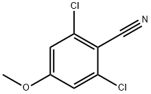 2,6-Dichloro-4-Methoxybenzonitrile Struktur