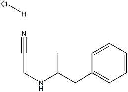 2-[(1-Methyl-2-phenylethyl)aMino]acetonitrile Hydrochloride Struktur