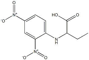 2-(2,4-dinitroanilino)butanoic acid Struktur