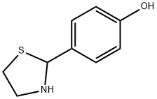 4-(2-Thiazolidinyl)phenol Struktur