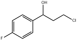 3-chloro-1-(4-fluorophenyl)propan-1-ol Struktur