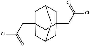 Tricyclo[3.3.1.1(3,7)]decane-1,3-diacetyl dichloride Struktur