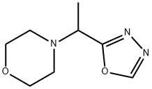 4-(1-(1,3,4-Oxadiazol-2-yl)ethyl)Morpholine Struktur