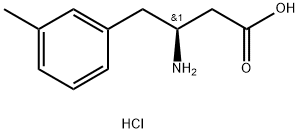 (S)-3-AMino-4-(3-Methylphenyl)-butyric acid-HCl Struktur