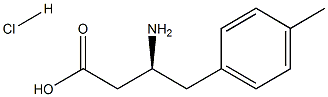 (S)-3-AMino-4-(4-Methylphenyl)-butyric acid-HCl Struktur