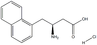 (S)-3-AMino-4-(1-naphthyl)-butyric acid-HCl Struktur