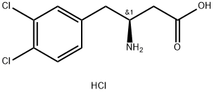 (S)-3-AMino-4-(3,4-dichlorophenyl)-butyric acid-HCl Struktur