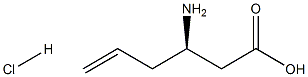 (R)-3-AMino-5-hexenoic acid-HCl Struktur