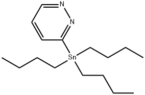 3-Tributylstannanyl-pyridazine Struktur