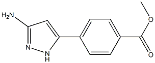 Methyl 4-(3-aMino-1h-pyrazol-5-yl)benzoate Struktur