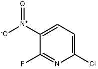 6-Chloro-2-fluoro-3-nitropyridine Struktur