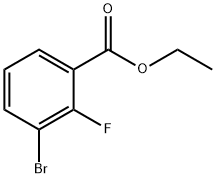 3-BROMO-2-FLUOROBENZOIC ACID ETHYL ESTER Struktur