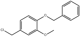 1-(benzyloxy)-4-(chloromethyl)-2-methoxybenzene Struktur