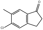 5-CHLORO-6-METHYL-1-INDANONE Struktur