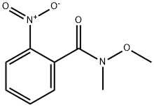 N-methoxy-N-methyl-2-nitrobenzamide Struktur