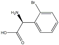 (2S)-2-AMINO-2-(2-BROMOPHENYL)ACETIC ACID Struktur