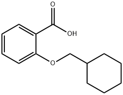 2-(cyclohexylmethoxy)benzoic acid Struktur