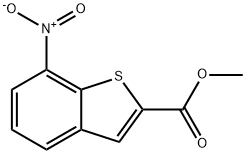 Methyl 7-nitrobenzo[b]thiophene-2-carboxylate Struktur