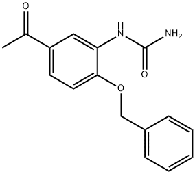 N-[5-Acetyl-2-(phenylMethoxy)phenyl]urea Struktur