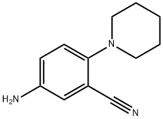 5-AMino-2-(piperidin-1-yl)benzonitrile Struktur