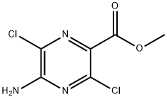 Methyl 5-aMino-3,6-dichloropyrazine-2-carboxylate Struktur