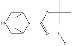 8-Boc-3,8-diaza-bicyclo[3.2.1]octane, HCl Struktur