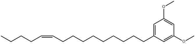 (Z)-15-(3,5-DiMethoxyphenyl)pentadec-5-ene Struktur