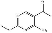 1-(4-AMino-2-Methylsulfanyl-pyriMidin-5-yl)-ethanone Struktur