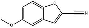 5-Methoxybenzofuran-2-carbonitrile Struktur