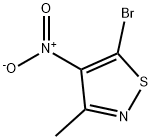 5-BROMO-3-METHYL-4-NITROISOTHIAZOLE, 35610-98-1, 結(jié)構(gòu)式