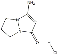 3-AMino-6,7-dihydropyrazolo[1,2-a]pyrazol-1(5H)-one hydrochloride Struktur