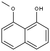 8-Methoxynaphthalene-1-ol Struktur