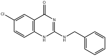 2-(BenzylaMino)-6-chloroquinazolin-4(3H)-one Struktur