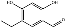 5-ethyl-2,4-dihydroxybenzaldehyde Struktur