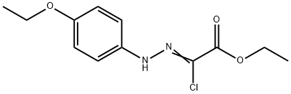 Acetic acid, 2-chloro-2-[2-(4-ethoxyphenyl)hydrazinylidene]-, ethyl ester Struktur