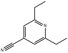 2,6-Diethylisonicotinonitrile Struktur