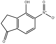 1H-Inden-1-one,2,3-dihydro-4-hydroxy-5-nitro-(9CI) Struktur