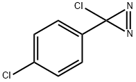 3-Chloro-3-(4-chlorophenyl)-3H-diazirine Struktur