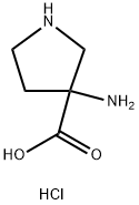 3-AMinopyrrolidine-3-carboxylic acid hydrochloride Struktur