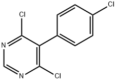 4,6-dichloro-5-(4-chlorophenyl)-pyriMidine Struktur